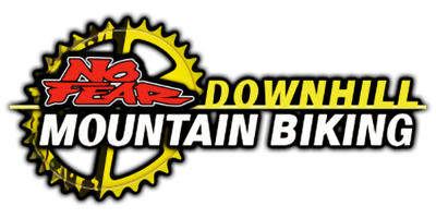 No Fear Downhill Mountain Bike Racing - Clear Logo