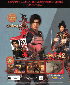 Onimusha: Warlords - Advertisement Flyer - Front