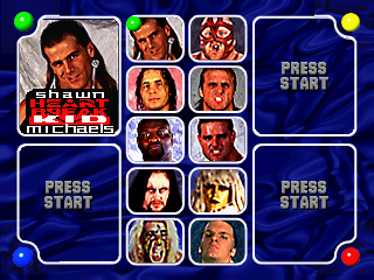WWF In Your House - Screenshot - Game Select Image