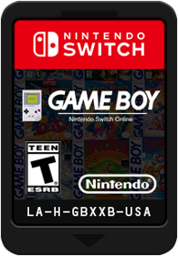 Game Boy: Nintendo Switch Online - Fanart - Cart - Front