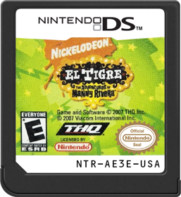 El Tigre: The Adventures of Manny Rivera - Cart - Front Image