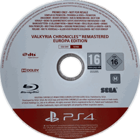 Valkyria Chronicles Remastered - Disc