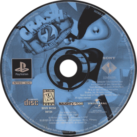 Crash Bandicoot 2: Cortex Strikes Back - Disc Image