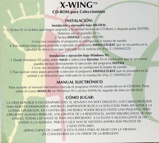Star Wars: X-Wing (Collector's CD-ROM) - Box - Back