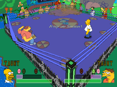 The Simpsons Wrestling - Screenshot - Gameplay Image