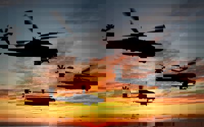 Chopper Attack - Fanart - Background