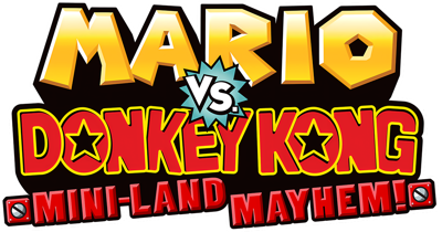 Mario vs. Donkey Kong: Mini-Land Mayhem! - Clear Logo
