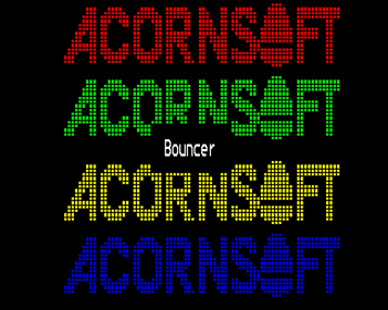 Bouncer (Acornsoft) - Screenshot - Game Title