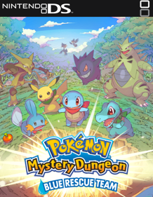 Pokémon Mystery Dungeon: Blue Rescue Team - Fanart - Box - Front