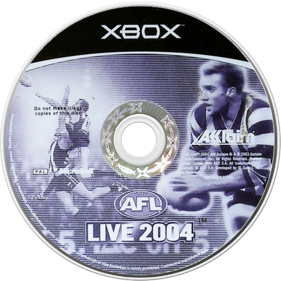 AFL Live 2004 - Disc