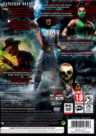 Mortal Kombat: Komplete Edition - Box - Back