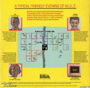 M.U.L.E. - Box - Back