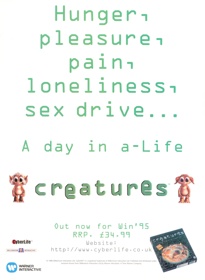Creatures - Advertisement Flyer - Front