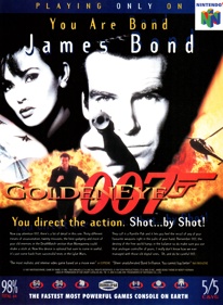 GoldenEye 007 - Advertisement Flyer - Front