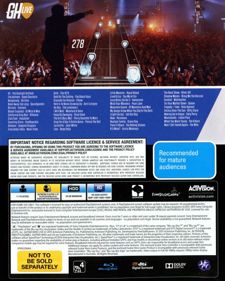 Guitar Hero Live - Box - Back