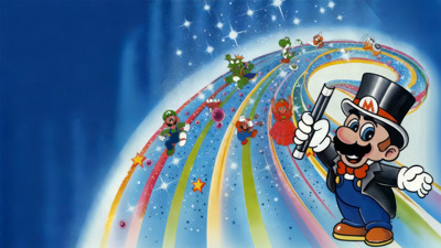 Super Mario All-Stars - Fanart - Background