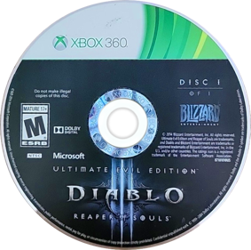 Diablo III: Reaper of Souls: Ultimate Evil Edition - Disc