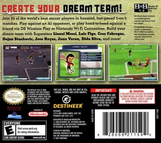 Fab 5 Soccer - Box - Back Image