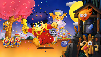 The Legend of the Mystical Ninja - Fanart - Background