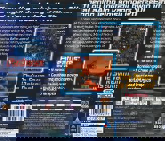 Galaga: Destination Earth - Box - Back Image