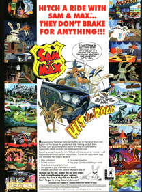 Sam & Max Hit the Road - Advertisement Flyer - Front