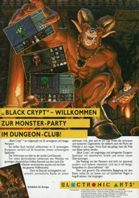 Black Crypt - Advertisement Flyer - Front