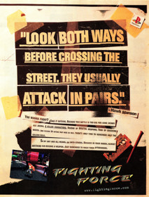 Fighting Force - Advertisement Flyer - Front