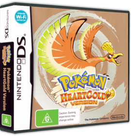 Pokémon HeartGold Version - Box - 3D