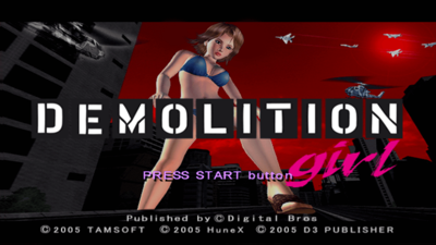Demolition Girl - Screenshot - Game Title