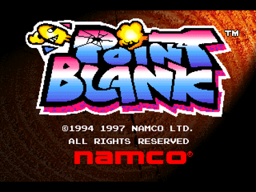 Point Blank - Screenshot - Game Title Image