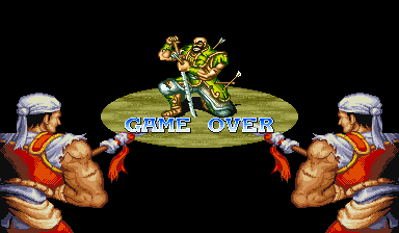 Warriors of Fate - Screenshot - Game Over