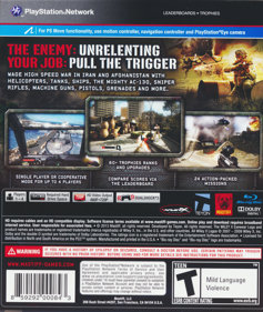 Heavy Fire: Shattered Spear - Box - Back