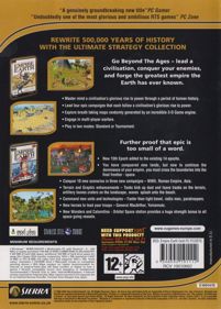 Empire Earth: Gold Edition - Box - Back