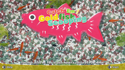 Catch 'Em! Goldfish Scooping - Screenshot - Game Title