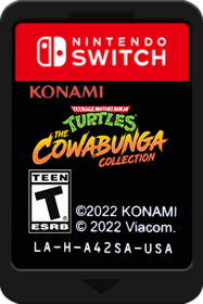 Teenage Mutant Ninja Turtles: The Cowabunga Collection - Cart - Front