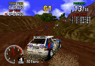 Sega Rally Championship - Screenshot - Gameplay