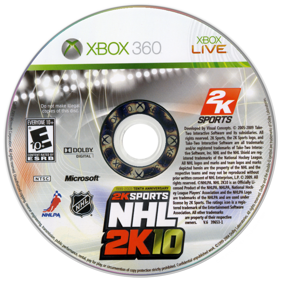 NHL 2K10 - Disc