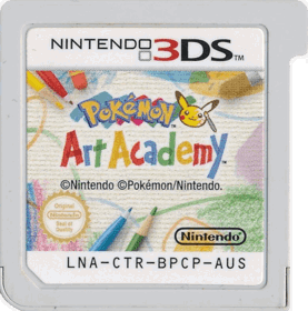 Pokémon Art Academy - Cart - Front