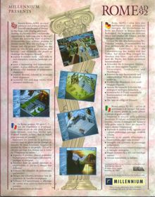 Rome AD 92: The Pathway to Power! - Box - Back