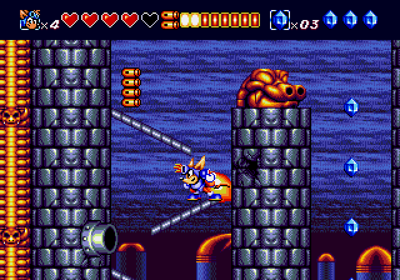 Sparkster - Screenshot - Gameplay