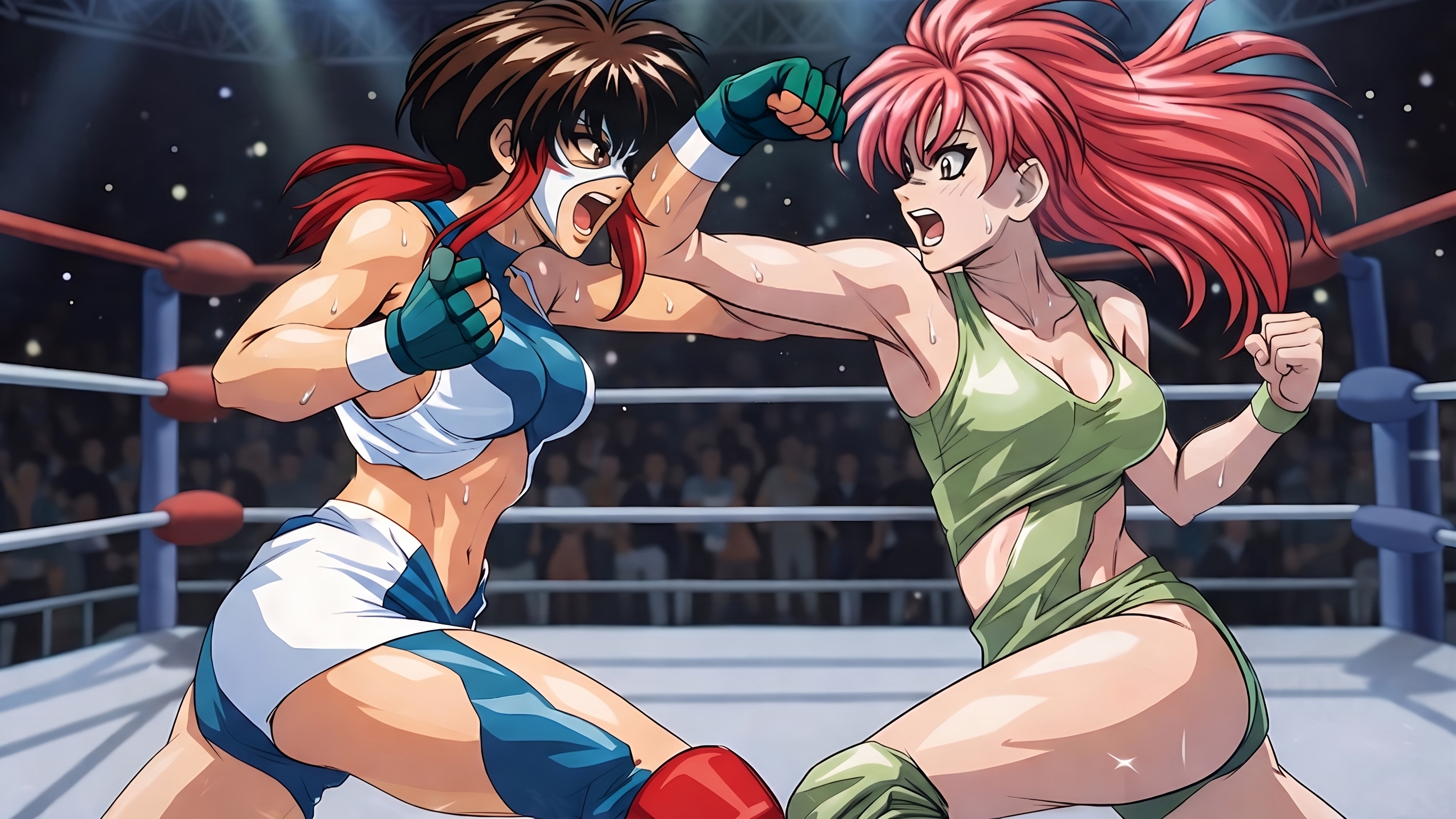 Bishoujo Wrestler Retsuden: Blizzard Yuki Rannyuu!!