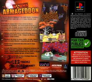 Worms Armageddon - Box - Back
