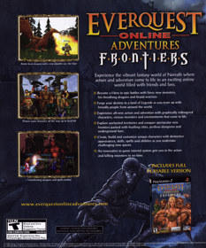 EverQuest Online Adventures: Frontiers - Advertisement Flyer - Front