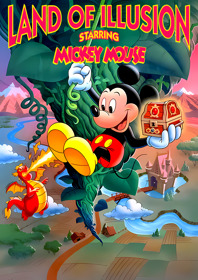 Land of Illusion Starring Mickey Mouse - Fanart - Box - Front