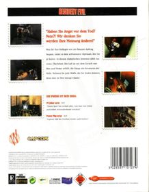 Resident Evil - Box - Back