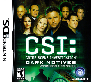 CSI: Dark Motives - Box - Front