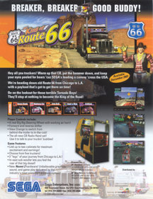 The King of Route 66 - Advertisement Flyer - Back
