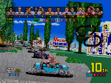 Sega Ages: Power Drift - Screenshot - Gameplay