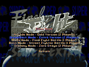 Final Fight GOLD: Super Extra - Screenshot - Game Title