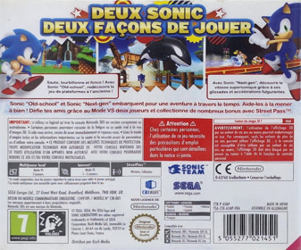 Sonic Generations - Box - Back